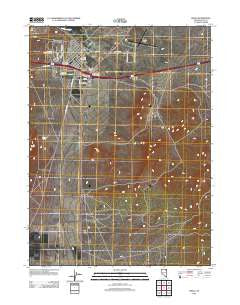 Wells Nevada Historical topographic map, 1:24000 scale, 7.5 X 7.5 Minute, Year 2012