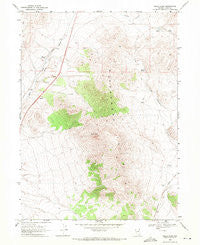 Wells Peak Nevada Historical topographic map, 1:24000 scale, 7.5 X 7.5 Minute, Year 1968