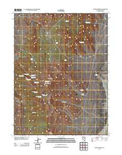 Wenban Spring Nevada Historical topographic map, 1:24000 scale, 7.5 X 7.5 Minute, Year 2012