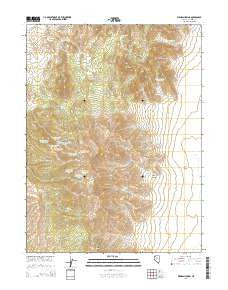 Wenban Spring Nevada Current topographic map, 1:24000 scale, 7.5 X 7.5 Minute, Year 2014