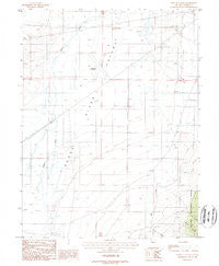 West of Austin Nevada Historical topographic map, 1:24000 scale, 7.5 X 7.5 Minute, Year 1988