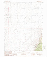 West of Fagin Mtn Nevada Historical topographic map, 1:24000 scale, 7.5 X 7.5 Minute, Year 1986