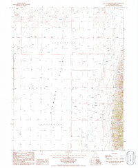 West of Railroad Pass Nevada Historical topographic map, 1:24000 scale, 7.5 X 7.5 Minute, Year 1985