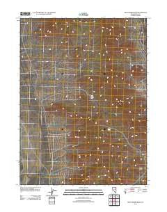 West Morris Basin Nevada Historical topographic map, 1:24000 scale, 7.5 X 7.5 Minute, Year 2012