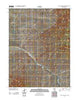 West of Bellevue Peak Nevada Historical topographic map, 1:24000 scale, 7.5 X 7.5 Minute, Year 2012