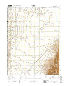 West of Fagin Mountain Nevada Current topographic map, 1:24000 scale, 7.5 X 7.5 Minute, Year 2015
