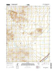 West of Lovelock Nevada Current topographic map, 1:24000 scale, 7.5 X 7.5 Minute, Year 2015