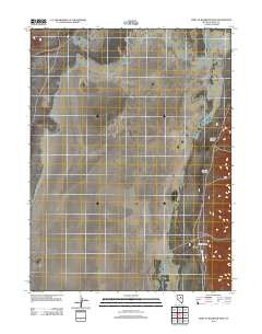 West of Railroad Pass Nevada Historical topographic map, 1:24000 scale, 7.5 X 7.5 Minute, Year 2012