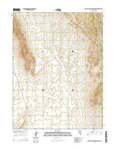 West of Whistler Mountain Nevada Current topographic map, 1:24000 scale, 7.5 X 7.5 Minute, Year 2015