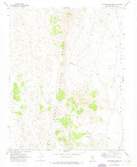 Wheatgrass Spring Nevada Historical topographic map, 1:24000 scale, 7.5 X 7.5 Minute, Year 1970
