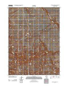 Whiskey Springs Nevada Historical topographic map, 1:24000 scale, 7.5 X 7.5 Minute, Year 2011
