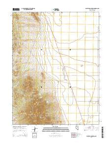 Whistler Mountain Nevada Current topographic map, 1:24000 scale, 7.5 X 7.5 Minute, Year 2014