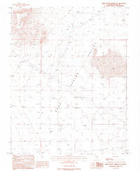 White Blotch Springs NE Nevada Historical topographic map, 1:24000 scale, 7.5 X 7.5 Minute, Year 1987