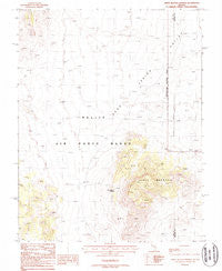 White Blotch Springs Nevada Historical topographic map, 1:24000 scale, 7.5 X 7.5 Minute, Year 1988
