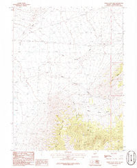 White Cloud Point Nevada Historical topographic map, 1:24000 scale, 7.5 X 7.5 Minute, Year 1986