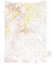 White Flats Nevada Historical topographic map, 1:24000 scale, 7.5 X 7.5 Minute, Year 1985