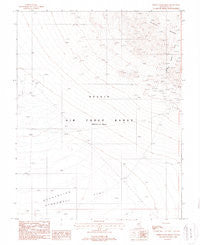 White Patch Draw Nevada Historical topographic map, 1:24000 scale, 7.5 X 7.5 Minute, Year 1987