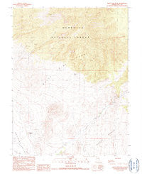White Pine Peak Nevada Historical topographic map, 1:24000 scale, 7.5 X 7.5 Minute, Year 1990