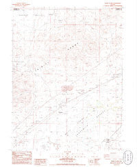 White Plains Nevada Historical topographic map, 1:24000 scale, 7.5 X 7.5 Minute, Year 1986