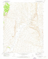 White River Narrows Nevada Historical topographic map, 1:24000 scale, 7.5 X 7.5 Minute, Year 1970