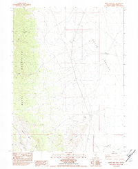 White Sage Well Nevada Historical topographic map, 1:24000 scale, 7.5 X 7.5 Minute, Year 1982