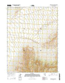 White Cloud Point Nevada Current topographic map, 1:24000 scale, 7.5 X 7.5 Minute, Year 2014