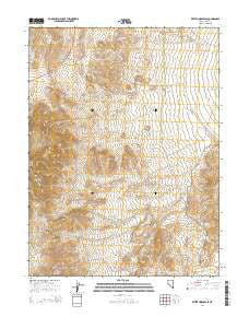 White Horse Pass Nevada Current topographic map, 1:24000 scale, 7.5 X 7.5 Minute, Year 2014