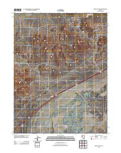 White Plains Nevada Historical topographic map, 1:24000 scale, 7.5 X 7.5 Minute, Year 2011