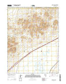 White Plains Nevada Current topographic map, 1:24000 scale, 7.5 X 7.5 Minute, Year 2014