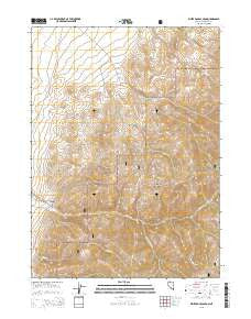 White Rock Canyon Nevada Current topographic map, 1:24000 scale, 7.5 X 7.5 Minute, Year 2015