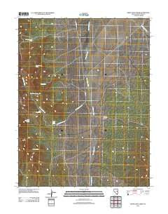 White Rock Creek Nevada Historical topographic map, 1:24000 scale, 7.5 X 7.5 Minute, Year 2012
