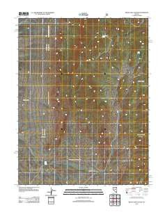 White Sage Canyon Nevada Historical topographic map, 1:24000 scale, 7.5 X 7.5 Minute, Year 2012