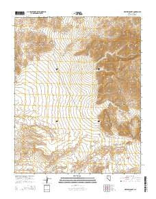 Whitney Pocket Nevada Current topographic map, 1:24000 scale, 7.5 X 7.5 Minute, Year 2014