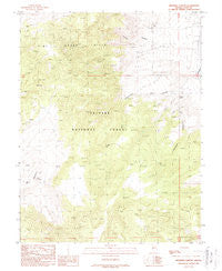 Wichman Canyon Nevada Historical topographic map, 1:24000 scale, 7.5 X 7.5 Minute, Year 1988