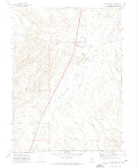Wieland Flat Nevada Historical topographic map, 1:24000 scale, 7.5 X 7.5 Minute, Year 1971