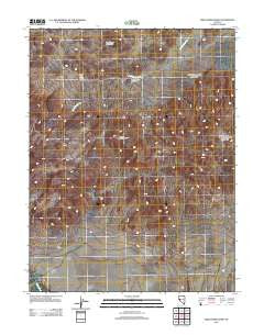 Wild Horse Basin Nevada Historical topographic map, 1:24000 scale, 7.5 X 7.5 Minute, Year 2011
