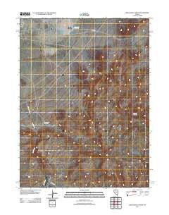 Wild Range Canyon Nevada Historical topographic map, 1:24000 scale, 7.5 X 7.5 Minute, Year 2011