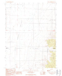 Wildcat Peak NW Nevada Historical topographic map, 1:24000 scale, 7.5 X 7.5 Minute, Year 1989
