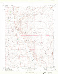 Wildcat Wash NW Nevada Historical topographic map, 1:24000 scale, 7.5 X 7.5 Minute, Year 1969