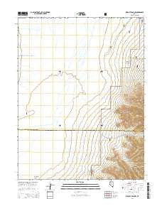 Wildcat Peak NW Nevada Current topographic map, 1:24000 scale, 7.5 X 7.5 Minute, Year 2014
