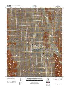 Wildcat Wash SW Nevada Historical topographic map, 1:24000 scale, 7.5 X 7.5 Minute, Year 2012