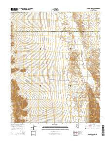 Wildcat Wash SW Nevada Current topographic map, 1:24000 scale, 7.5 X 7.5 Minute, Year 2014