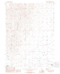 Wildhorse Spring Nevada Historical topographic map, 1:24000 scale, 7.5 X 7.5 Minute, Year 1987