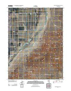 Wildhorse Pass Nevada Historical topographic map, 1:24000 scale, 7.5 X 7.5 Minute, Year 2011
