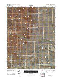 Wildhorse Spring Nevada Historical topographic map, 1:24000 scale, 7.5 X 7.5 Minute, Year 2011