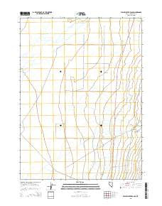 Willow Creek Ranch Nevada Current topographic map, 1:24000 scale, 7.5 X 7.5 Minute, Year 2015