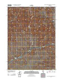 Willow Creek Reservoir SE Nevada Historical topographic map, 1:24000 scale, 7.5 X 7.5 Minute, Year 2012