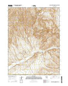 Willow Creek Reservoir SE Nevada Current topographic map, 1:24000 scale, 7.5 X 7.5 Minute, Year 2014