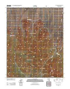 Willow Peak Nevada Historical topographic map, 1:24000 scale, 7.5 X 7.5 Minute, Year 2012