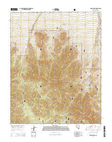Willow Peak Nevada Current topographic map, 1:24000 scale, 7.5 X 7.5 Minute, Year 2014